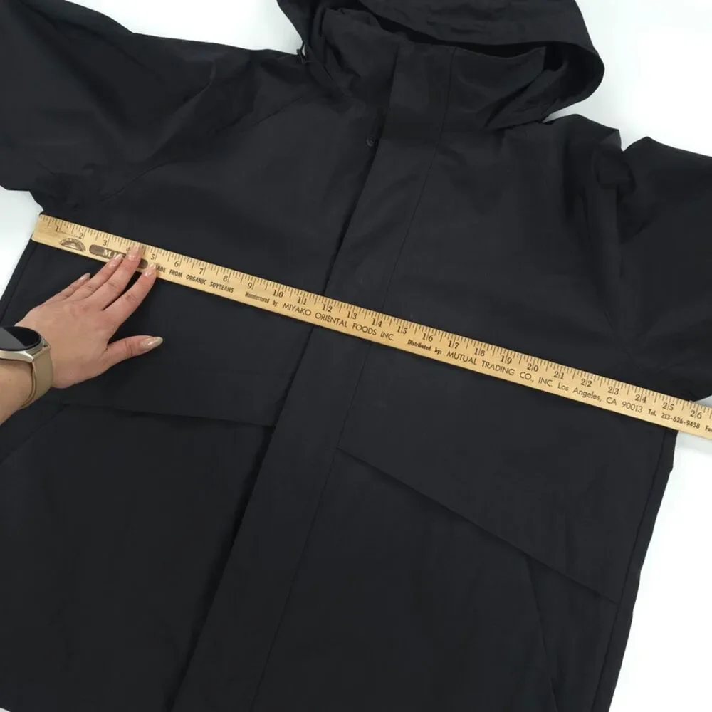 UNIQLO Windproof Stand Collar Blouson Soft Shell Hoodie Jacket Gorpcore Minimal - Picture 4 of 13